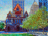 Copley Spring; 9x12